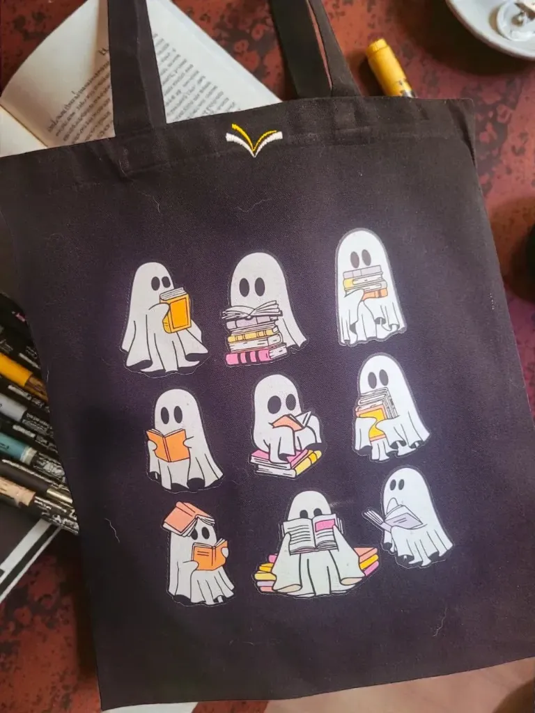 Bolso Tote Canvas Temático de Libros - diseños variados