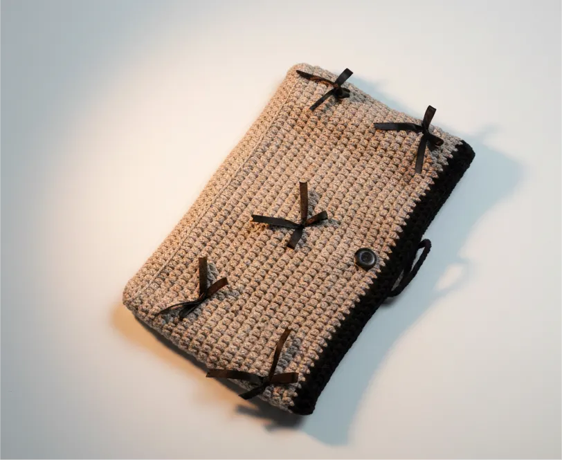 Funda protectora para libros a crochet | Entremanosrd