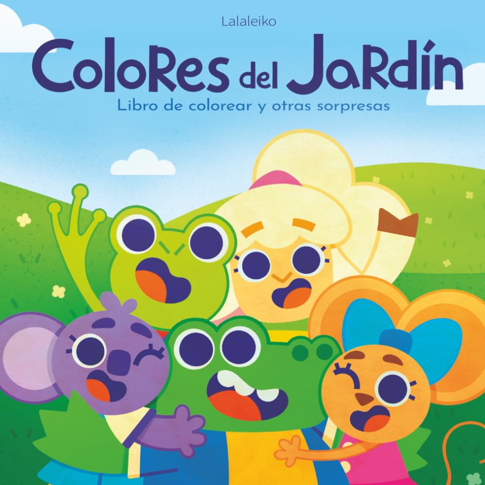 Colores del jardín: Libro de colorear y otras sorpresas | Lala Leiko