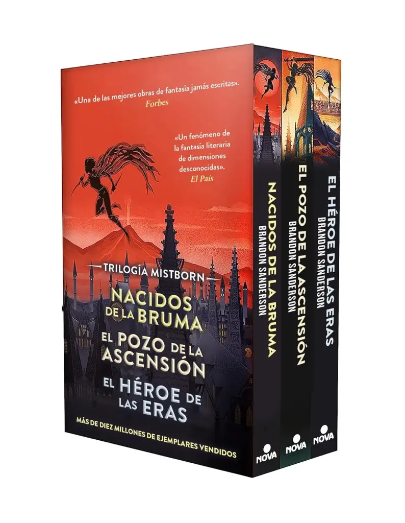 Estuche Trilogía Original Mistborn (Nacidos de la Bruma | El Pozo de la Ascensión | El Héroe de las Eras) | Brandon Sanderson 