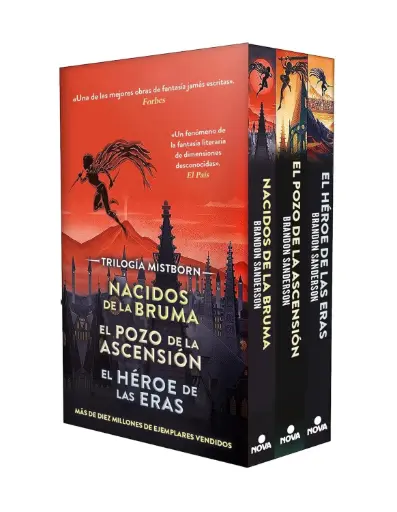 Estuche Trilogía Original Mistborn (Nacidos de la Bruma | El Pozo de la Ascensión | El Héroe de las Eras) | Brandon Sanderson 